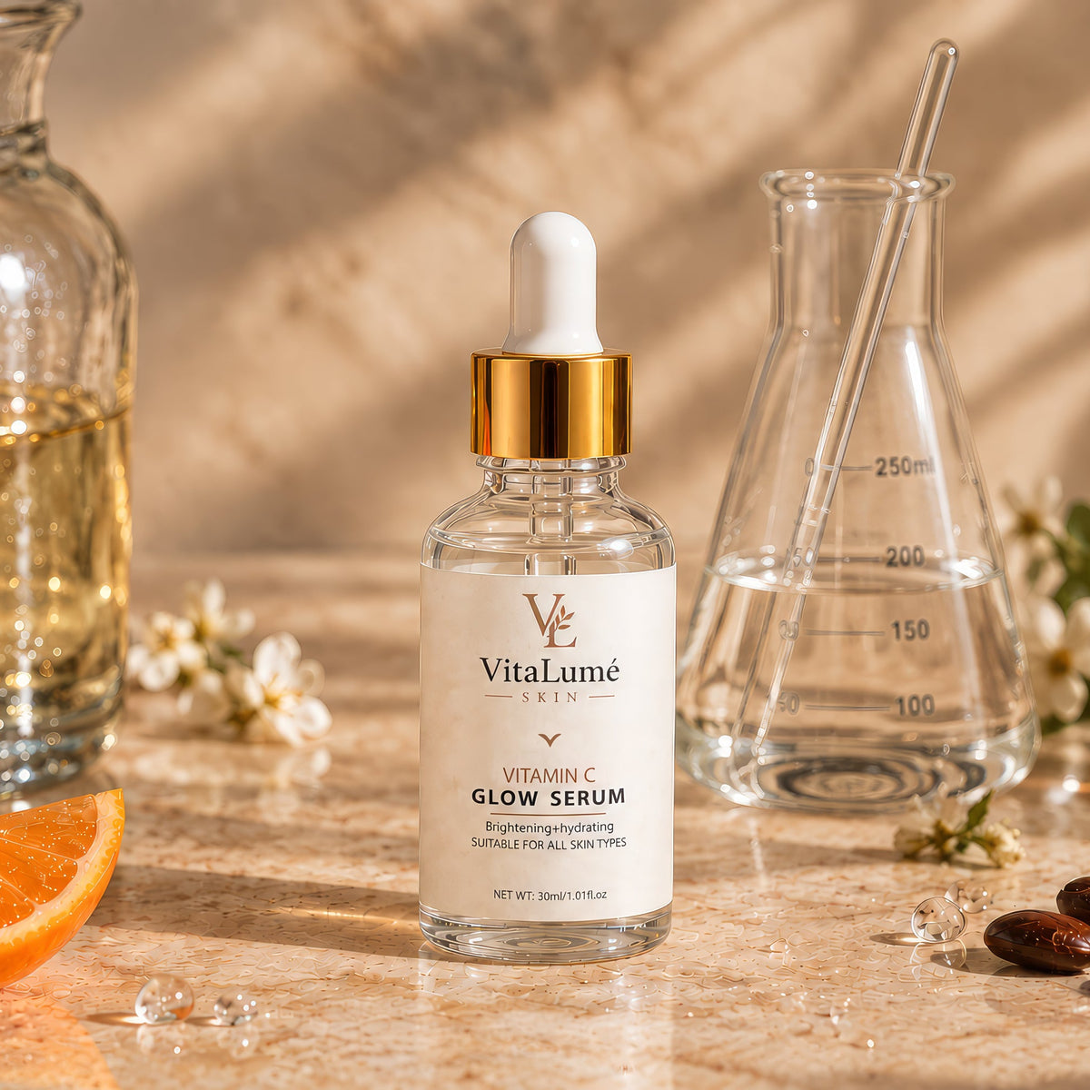 Rozświetlające serum