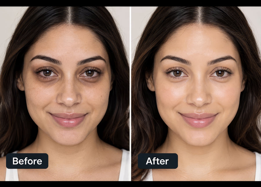 Concern: Dry, tired-looking under-eye area,